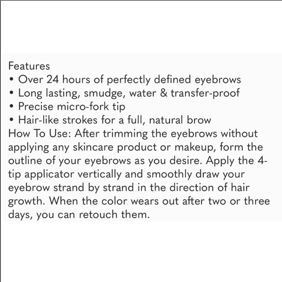 💝5/$25 SALE💝 NEW #5 Black Tattoo Eye Brow Micro-Blading Ink Pen - Picture 10 of 15